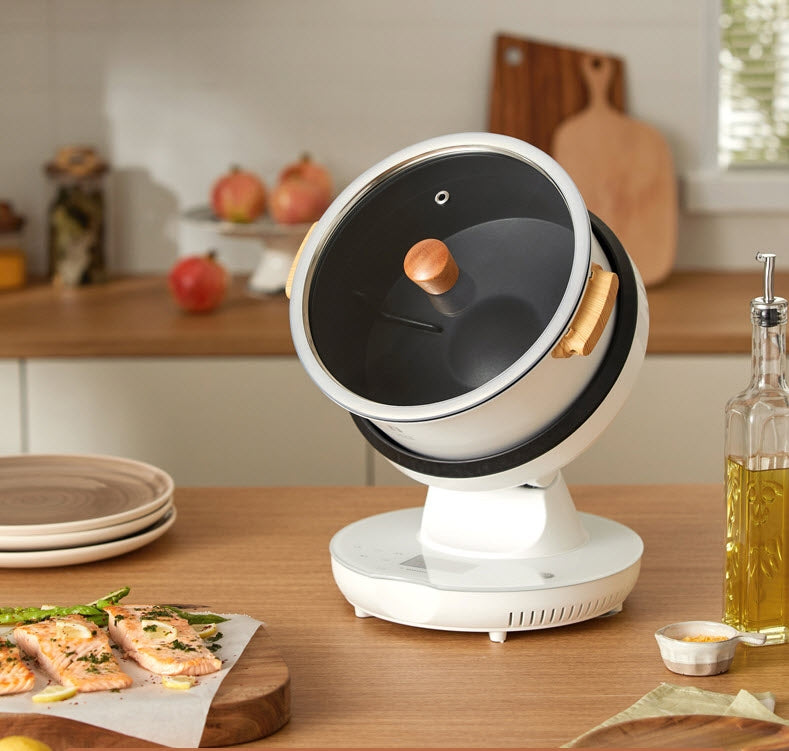 เครื่องผัดอาหารอัตโนมัติ Automatic Smart Fried - เครื่องทำอาหารอัจฉริยะ ปรับอุณหภูมิได้ เหมาะสำหรับทำอาหารง่ายๆ ที่บ้าน