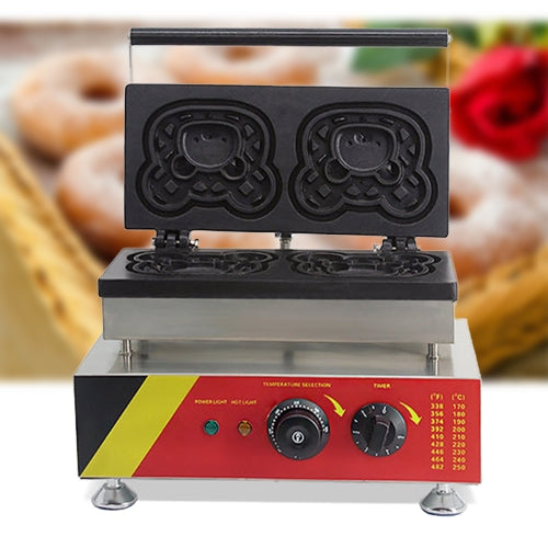 เครื่องทำวาฟเฟิล รูปหมี Cute Bear Waffle Oven ขนาดกะทัดรัด ทำวาฟเฟิลน่ารัก ง่ายต่อการใช้งาน เหมาะสำหรับเด็กและครอบครัว