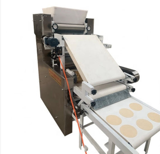 เครื่องตัดแบ่งแป้ง Roti Tortilla Making Machine สำหรับทำแป้งตอร์ตียาและโรตี ใช้งานง่าย ผลิตจากวัสดุคุณภาพสูง