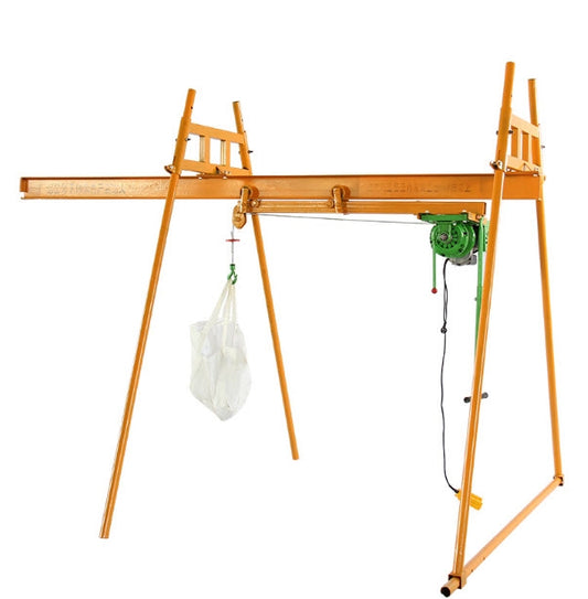 เครนรางเลื่อนไฟฟ้า 220V hoist four-post straight sliding crane