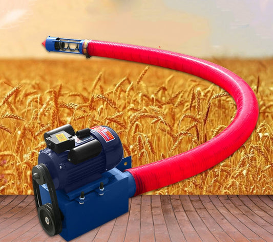 เครื่องดูดข้าว ท่อดูดข้าว สายดูดข้าว Spiral grain suction machine for rice pellets