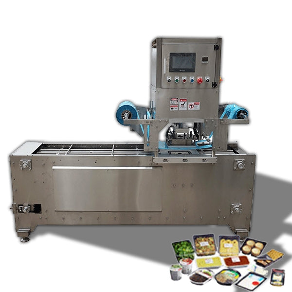 เครื่องซีลกล่อง ซีลฝาแก้ว แบบสายพานลำเลียยง ต่อเนื่อง 1.5（Kw）0-300℃ Conveyor Sealing Machine ATS-2T