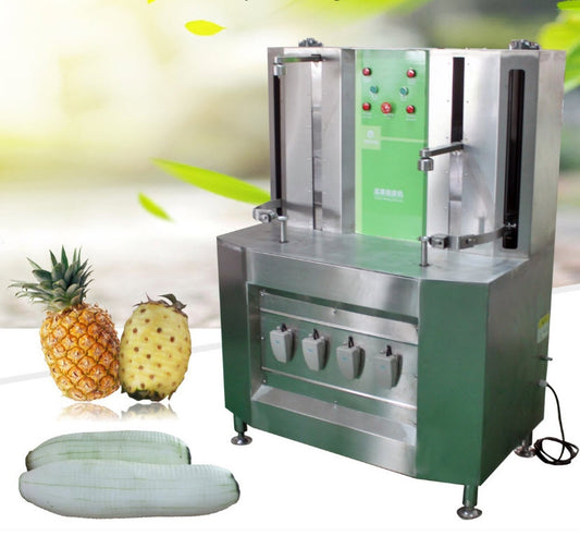 เครื่องปอกมะละกอ เมล่อน ฝักทอง สับปะรด FXP-99 แบบ 2 หัวปอก 1（kw）220/380（V） melon pumpkin double-head peeling machine stainless steel