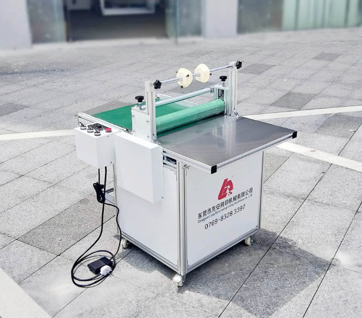 เครื่องเคลือบม้วนพลาสติก LA-500-W laminator automatic laminating machine