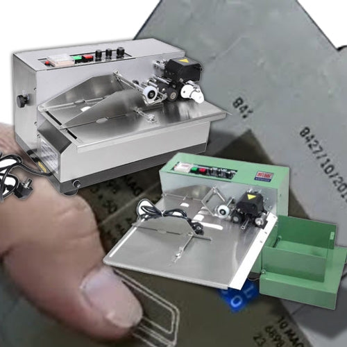 เครื่องพิมพ์วันที่ เครื่องปั้มวันหมดอายุ MF-380 marking machine steel widening