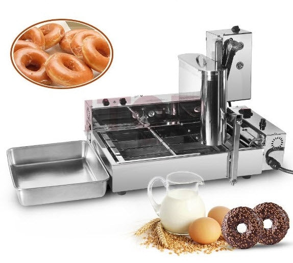 เครื่องหยอดโดนัท พร้อมทอดโดนัท ทำโดนัท IT-LBD4 Automatic Donut Machine Mini Doughnut Maker Donut Fryer 2000W