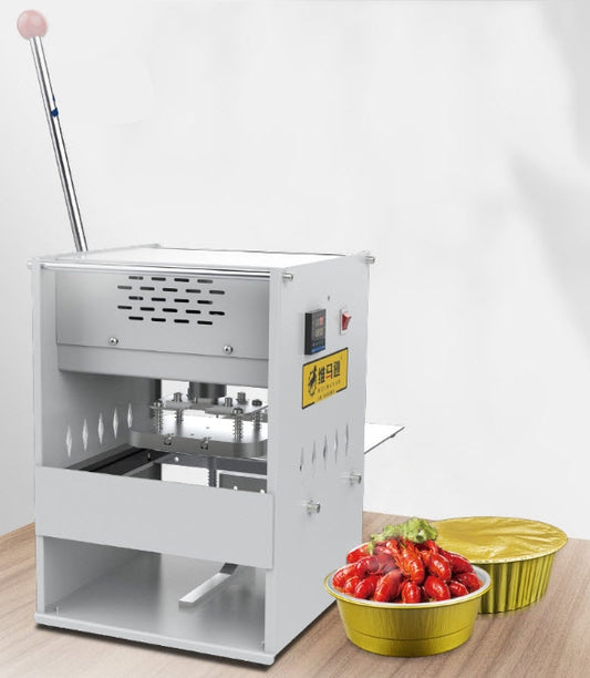 เครื่องซีลถ้วย ถาดกลม D128มม WM-S128 อุณหภูมิ 0-300°C สำหรับธุรกิจร้านอาหารและกาแฟ ใช้งานง่ายและทนทาน