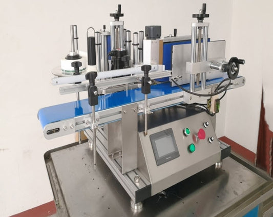 เครื่องติดฉลาก ไฟฟ้าอัตโมติ สายพาน round bottle labeling machine
