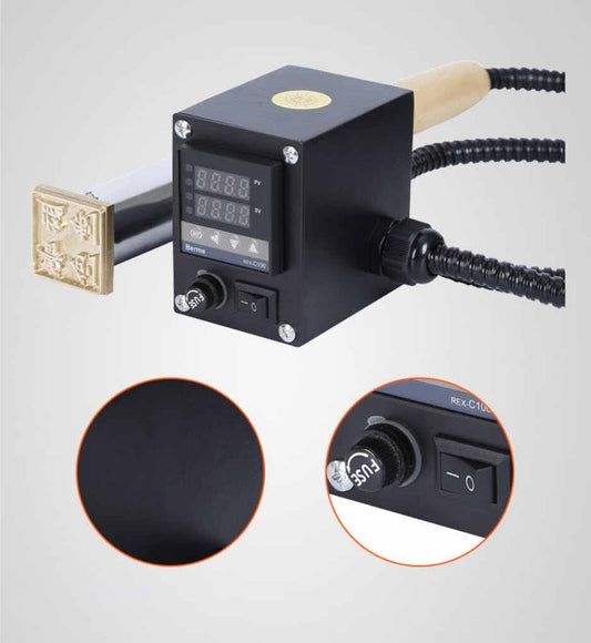 เครื่องปั๊มโลโก้ JXY-001 พกพา 300 วัตต์ สำหรับงาน IPPC leather ปั๊มลายคุณภาพสูง ใช้งานง่าย มีความทนทาน