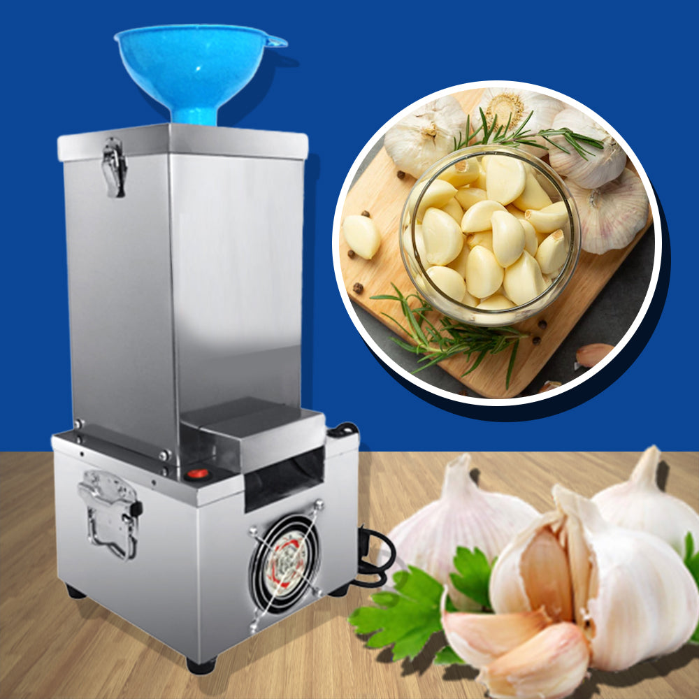เครื่องปอกกระเทียม ไฟฟ้า อัตโนมัติ TJ-02 กำลัง 50kg/hr 180 วัตต์ สแตนเลส์