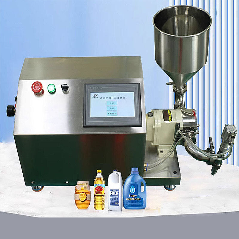 เครื่องบรรจุของเหลวกึ่งอัตโนมัติ Semi-Auto Filling Machine สแตนเลส 304 5-50000 มล. 1-50 ขวด/นาที 220V/50Hz 0.75kW