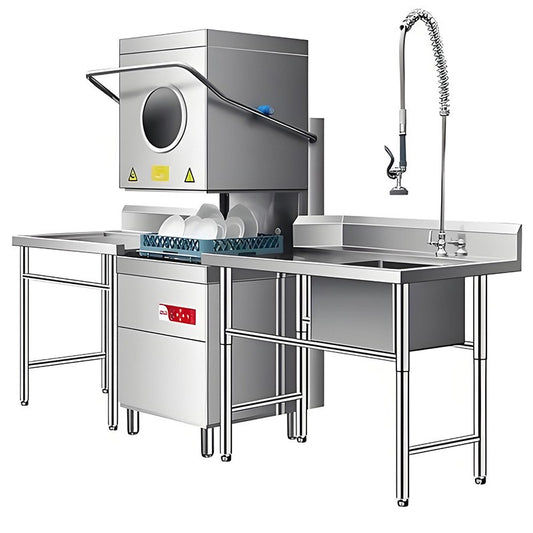 เครื่องล้างจานอัตโนมัติ Automatic Dishwasher 380V 9.83kW 95°C