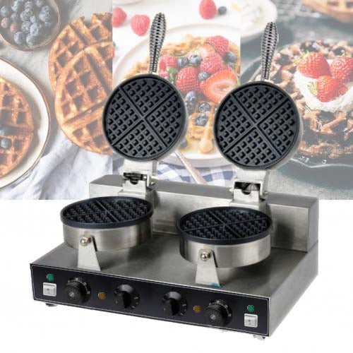 เครื่องทำวาฟเฟิล แบบ คู่ รุ่น WF-2 Dual Waffle Maker