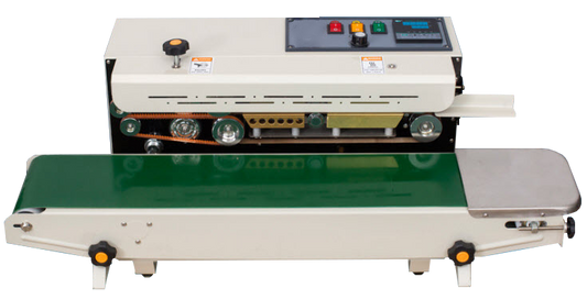 เครื่องซีล ต่อเนื่อง FR900 รุ่นจอแสดงผล LED แบบแนวนอน ( ไม่มีปุ่มหยุดฉุกเฉิน )