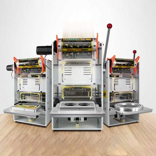 เครื่องซีลฝากล่องอาหาร Semi-Auto Sealing Machine WM-B2014 เครื่องซีลฝากแก้ว ฝาถาด