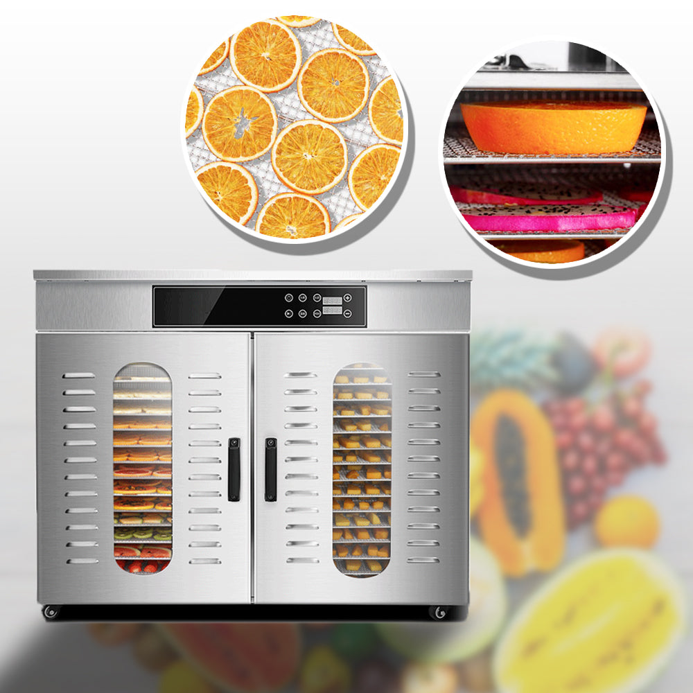เครื่องอบผลไม้แห้ง Commercial Large Capacity Dried Fruit Machine 32/60 Layer ตู้อบแห้ง ตู้อบลมร้อน