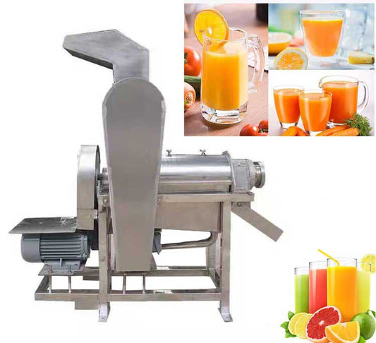เครื่องคั้นน้ำผลไม้ขนาดใหญ่ Industrial Electric Juicer Processing เครื่องคั้นน้ำผัก ผลไม้