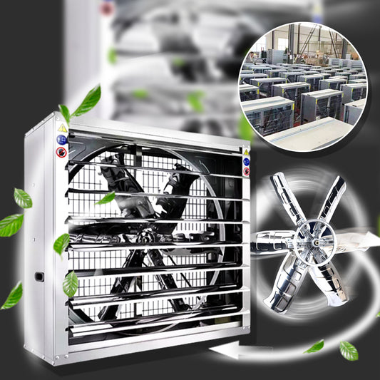 พัดลมโรงงาน หลายขนาดให้เลิอก 380V FY-1380 70dbA Industrial Ventilation Cooling Negative Pressure Fan galvanized