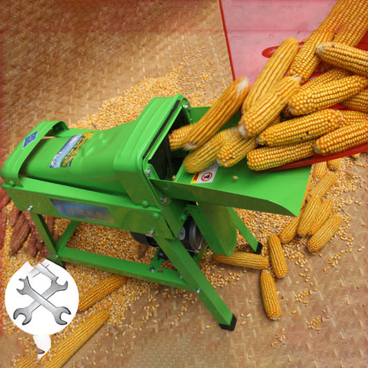 เครื่องแกะเมล็ดข้าวโพด household corn machine 220V electric threshing machine small corn kernel