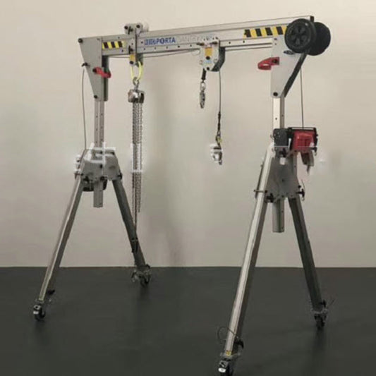 เครนขา A เฟรม ปรับได้ พกพาง่ายเบา ld-1014 20T Adjustable aluminum alloy gantry crane