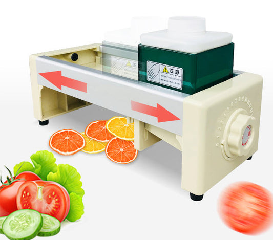 เครื่องหั่นฝานบาง ส้ม มะนาว Vegetable lemon and fruit slicing machine