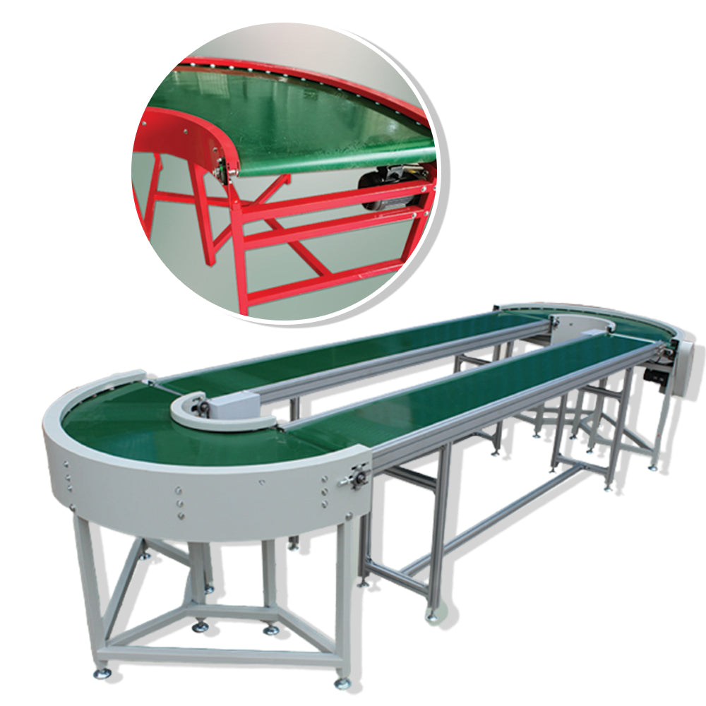 Climbing Conveyor with Rib - High Lift Belt for Efficient Material Handling, Durable Design, Ideal for Warehouses and Factories