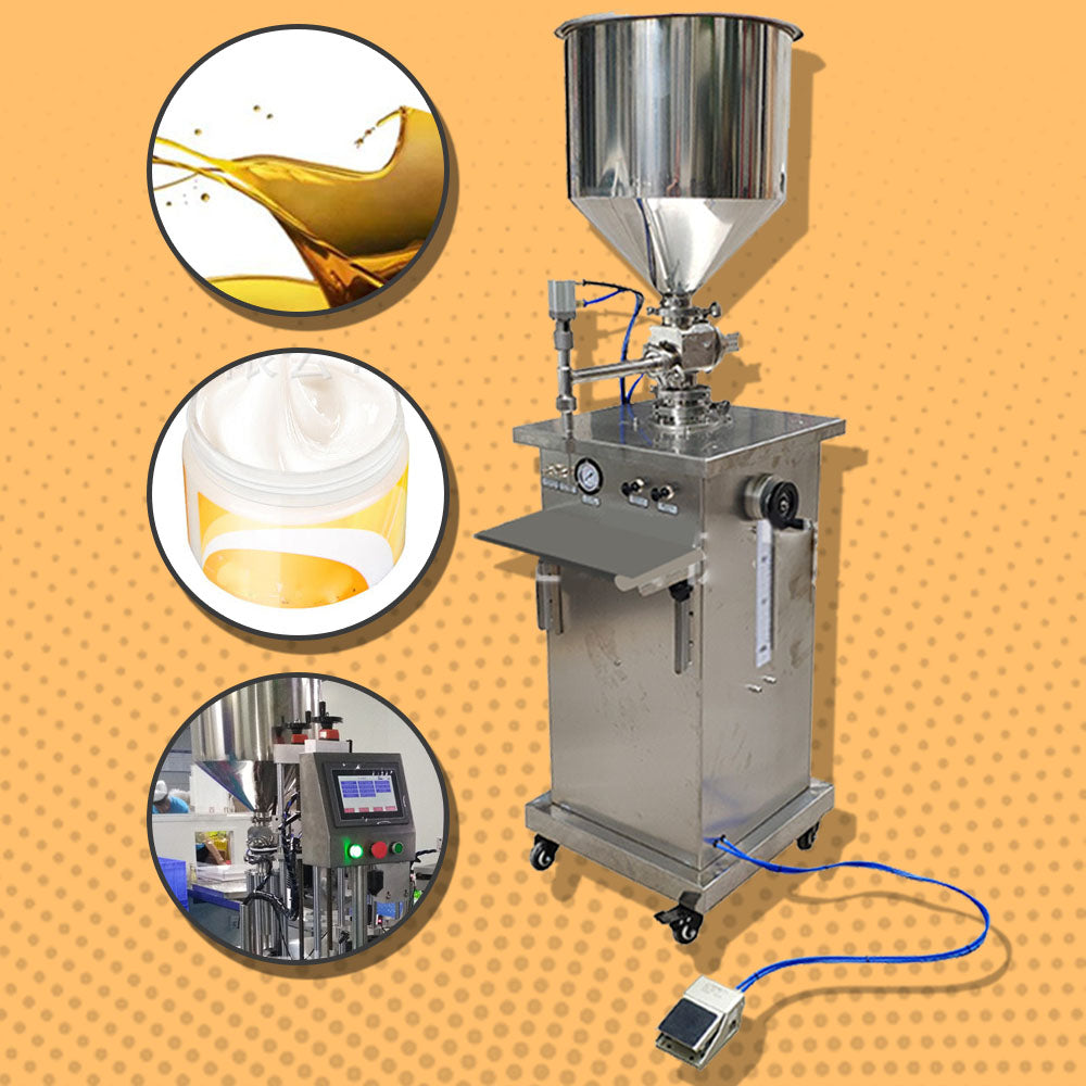 เครื่องบรรจุครีม 5-5000ml LK-250F 3g 5g cream body liquid filling machine