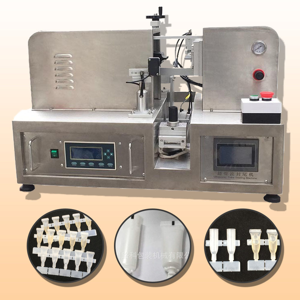 เครื่องซีลหลอด 5 6 7 หัว Continuous Row Hose Sealing Machine Automatic