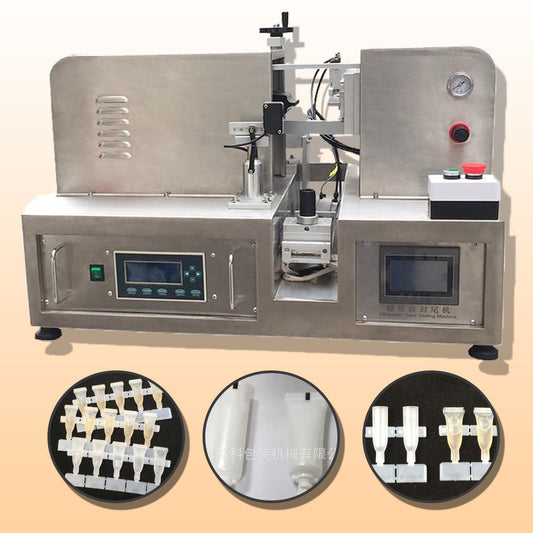 เครื่องซีลหลอด 5 6 7 หัว Continuous Row Hose Sealing Machine Automatic