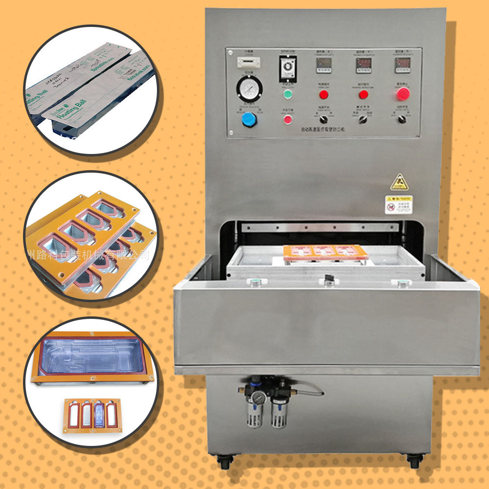 เครื่องซีลบลิสเตอร์แพ็ค LK-5535 350kg Catheter Dialysis Paper Packaging Heat Sealing Machine