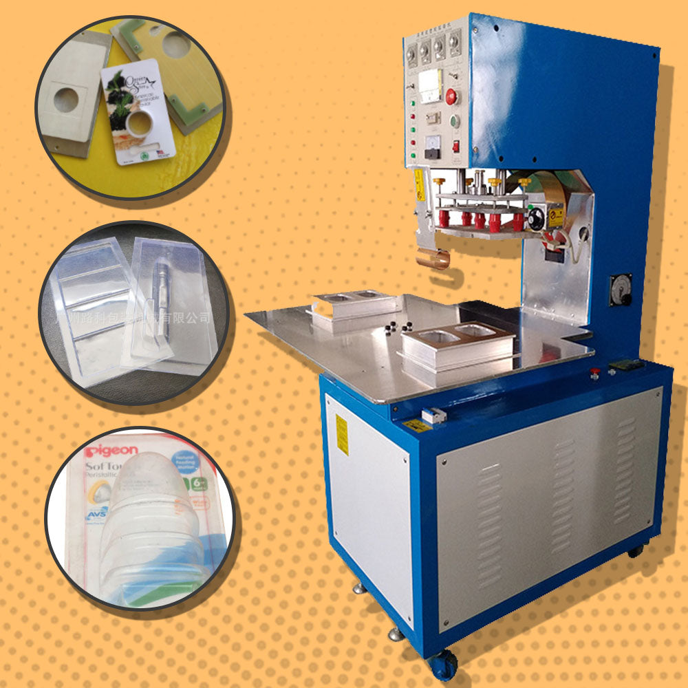 เครื่องซีลบลิสเตอร์แพ็ค แท่นหมุน แบบคู่ LK-8000A double-sided blister high frequency heat sealing