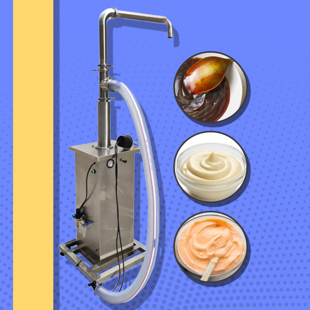 เครื่องดูดจ่ายของเหลว ครีม ซอส อาหาร LK-05F Feeding automatic feeding filling machine