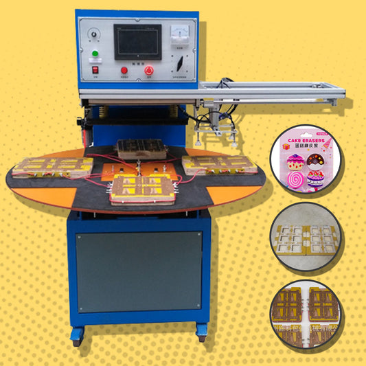 เครื่องซีลบลิสเตอร์แพ็ค แท่นหมุน LK-60C blister paper card sealing machine LK-60C 240kg