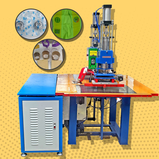 เครื่องเชื่อมพลาสติก LK-5000T-A bag double-headed foot high frequency plastic welding machine