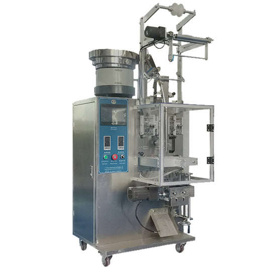 เครื่องบรรจุ พร้อมแพ็คซอง Quantitative Weighting Packing Machine รุ่น JF-240 แบบจานหมุน สำหรับวัสดุเป็นชิ้น