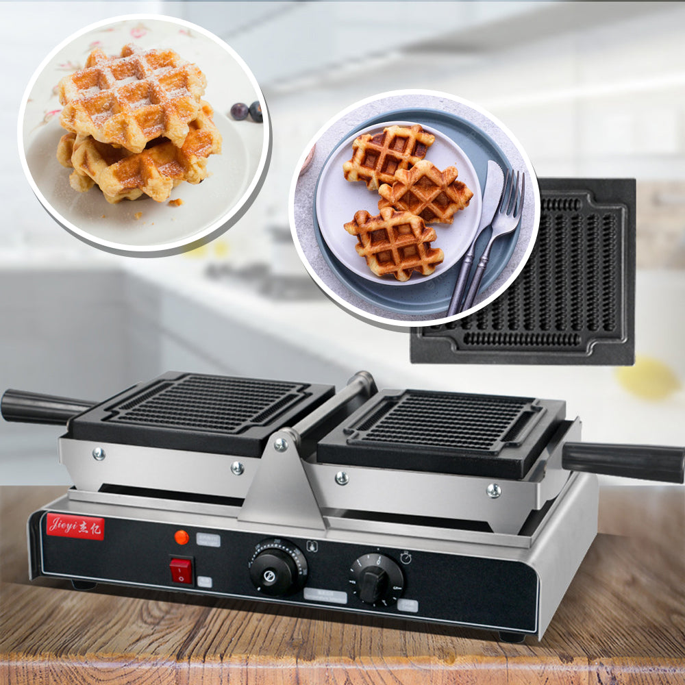 เครื่องทำขนมคอร์นด็อก วาฟเฟิลต้นสน Crisp Waffle Oven Muffin Maker