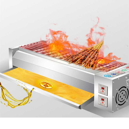 เตาย่างไฟฟ้า เตาย่างบาบีคิว Electric Skewer Grilling Machine เตาบาร์บีคิว แบบตั้งโต๊ะ เตาปิ้งลูกชิ้น