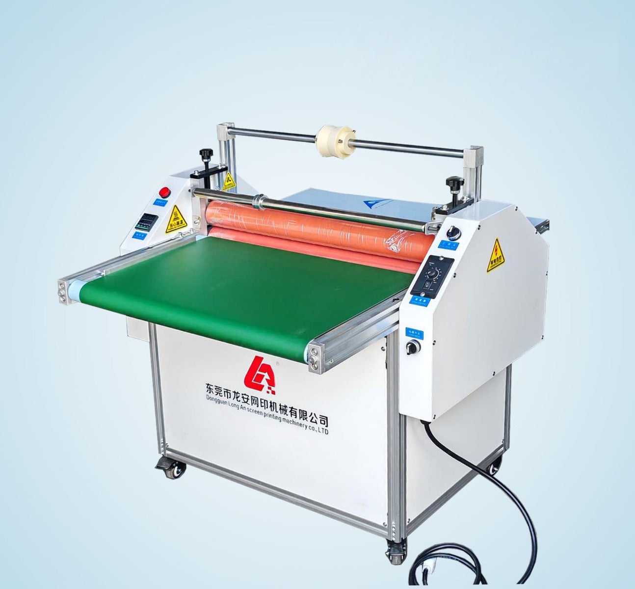 เครื่องเคลือบร้อน แบบสายพาน Thermal Laminator Machine รุ่น LA-700J2 เครื่องเคลือบบัตร แบบสายพาน
