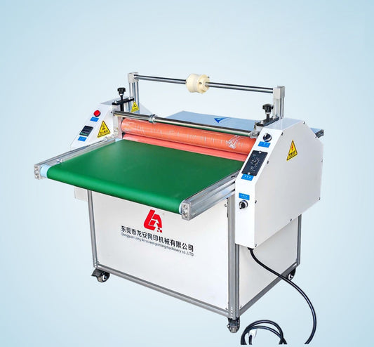 เครื่องเคลือบร้อน แบบสายพาน Thermal Laminator Machine รุ่น LA-700J2 เครื่องเคลือบบัตร แบบสายพาน