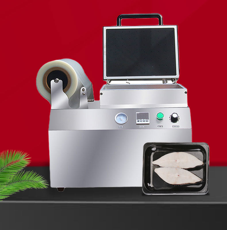 เครื่องซีลถาดอาหาร Vacuum Skin Packing Machine รุ่น WN เครื่องห่อถาดอาหาร แบบ สูญญากาศ ห่อเนื้อ