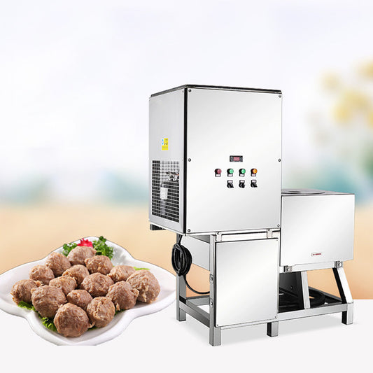 เครื่องสับผสม ทำลูกชิ้น ขนาดใหญ่ Stainless Steel Meatball Machine รุ่น XZ-ZL พร้อมระบบทำความเย็น