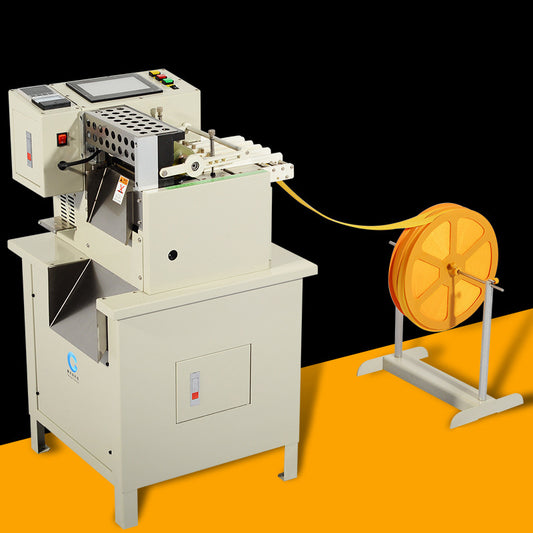 เครื่องตัดเชื่อกไนล่อน ตัดสายรัด Vertical Heavy-Duty Rope Cutting Machine รุ่น CXY-160W เครื่องตัดริบบิ้น