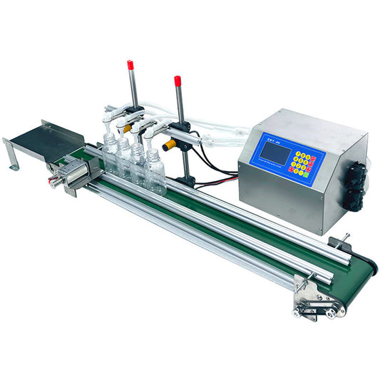 เครื่องบรรจุของเหลว แบบสายพาน Automatic Liquid Filling Machine รุ่น CSY-4H มี 4 หัวบรรจุ ช่วงบรรจุ 10-500ml