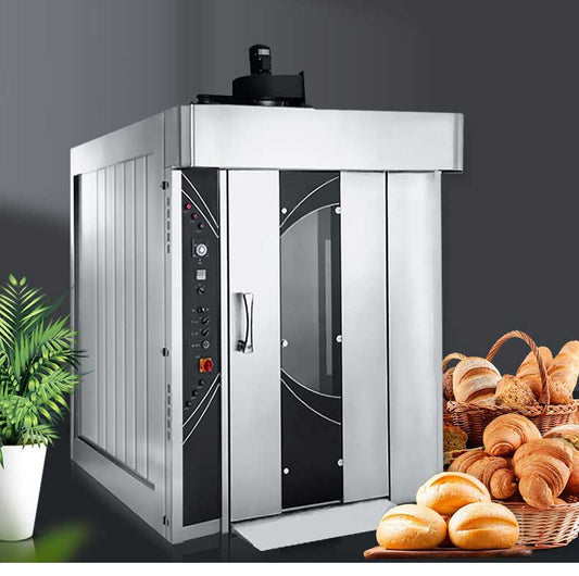 ตู้อบ ระบบลมหมุนเวียนภายใน ขนาด 32 ชั้น Hot Air Circulation Rotary Oven ตู้อบลมร้อน อุณหภูมิ 0-350 องศา