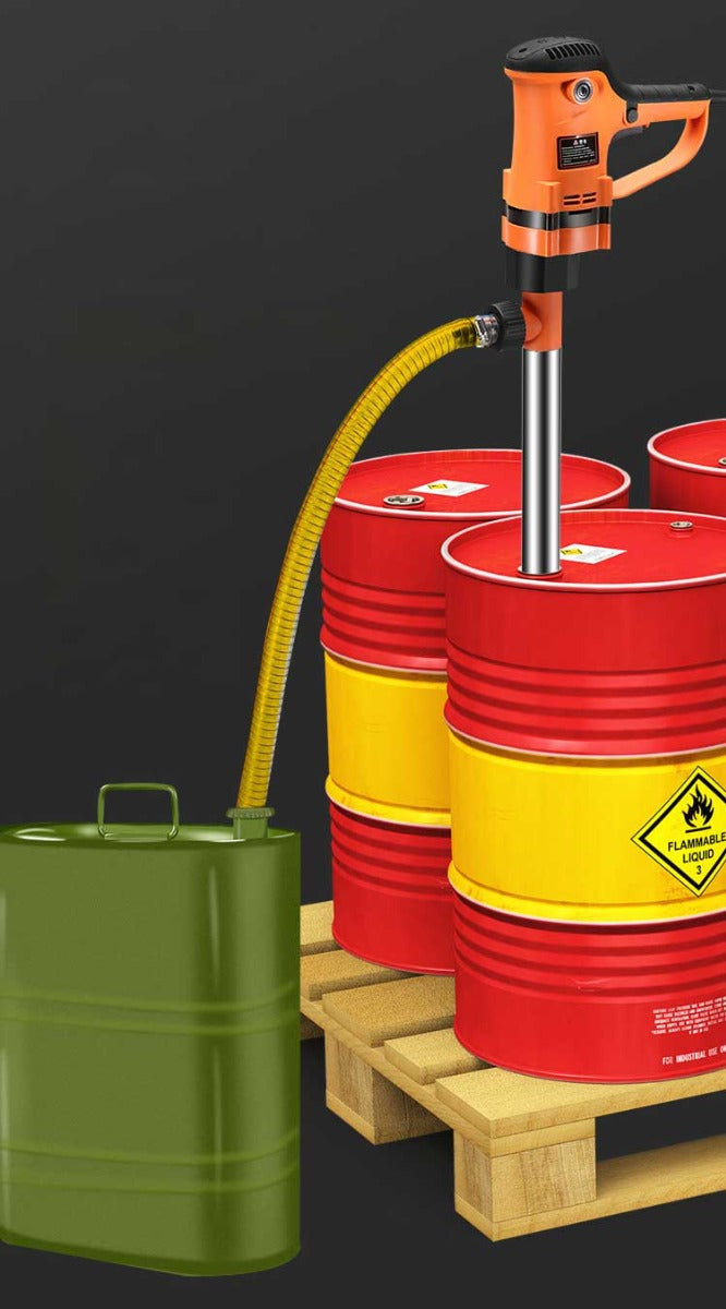 เครื่องสูบน้ำมัน Portable Electric Oil Pump ท่อดูดน้ำ เครื่องสูบน้ำจากถัง