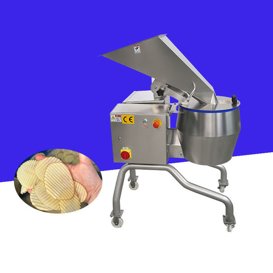 เครื่องหั่น สไลด์ มันฝรั่ง ไฟฟ้า ขนาดใหญ่ Electric Potato Slicer Machine รุ่น TJ-400S กำลังผลิต 1-2 ตันต่อชั่วโมง