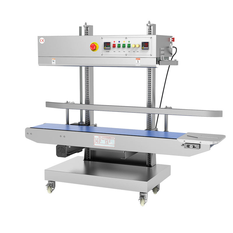 เครื่องซีลต่อเนื่องอัตโนมัติ ขนาดใหญ่ Automatic Large Vertical Continuous Sealing Machine เครื่องซีลต่อเนื่อง พร้อมระบบพิมพ์วันที่