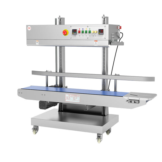 เครื่องซีลต่อเนื่องอัตโนมัติ ขนาดใหญ่ Automatic Large Vertical Continuous Sealing Machine เครื่องซีลต่อเนื่อง พร้อมระบบพิมพ์วันที่