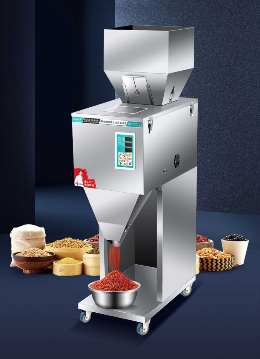 เครื่องบรรจุ ผง เมล็ด ข้าวสาร ธัญพืช ถั่วลิสง ไฟฟ้า Automatic Quantitative Weighing Machine รุ่น KL999 เครื่องชั่งน้ำหนัก (ของแห้ง เม็ด เมล็ด)