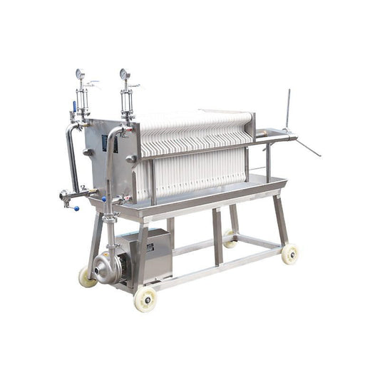 เครื่องกรองแบบแผ่นกด Stainless Steel Plate and Frame Filter Press เครื่องกรองของเหลวที่มีตะกอนหรือสิ่งเจือปน